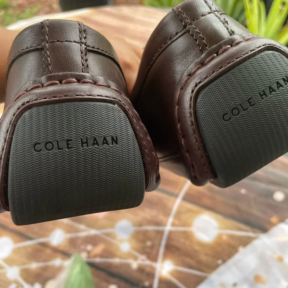 Cole Haan Brown Leather Penny Loafers